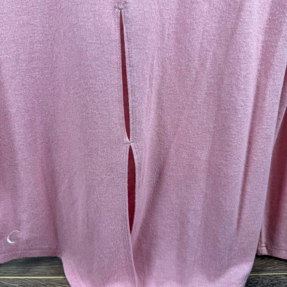 Zyia Active Light Pink Long Sleeve Split Back Wor… - image 4